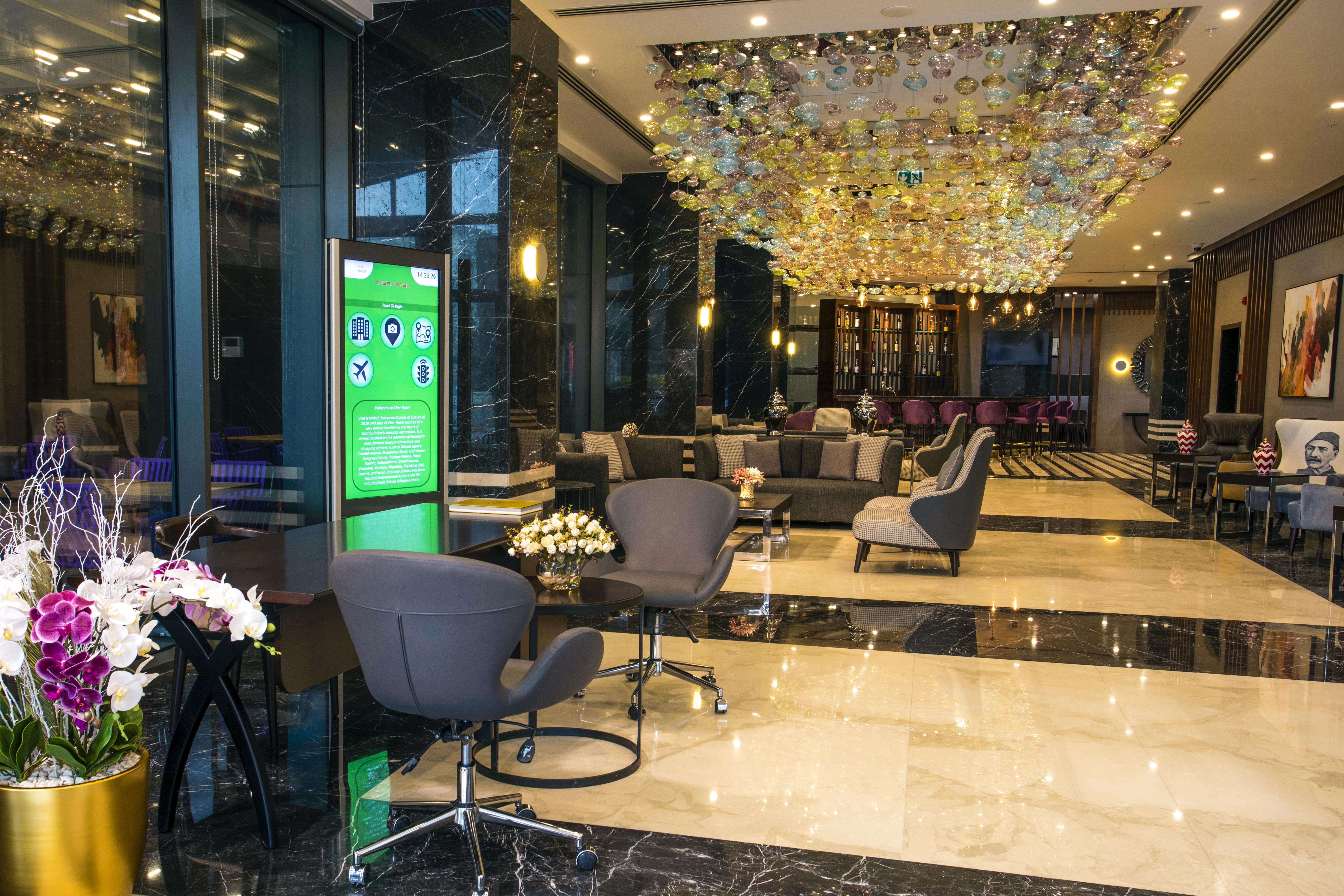 Cher Hotel & Spa Taksim 伊斯坦布尔 外观 照片 Lobby